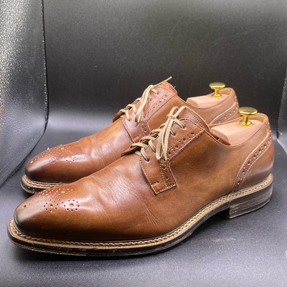 Jose Real | - VERO CUOIO | Italian Leather Mens Shoes | 43 US 10-10.5 - Picture 1 of 10